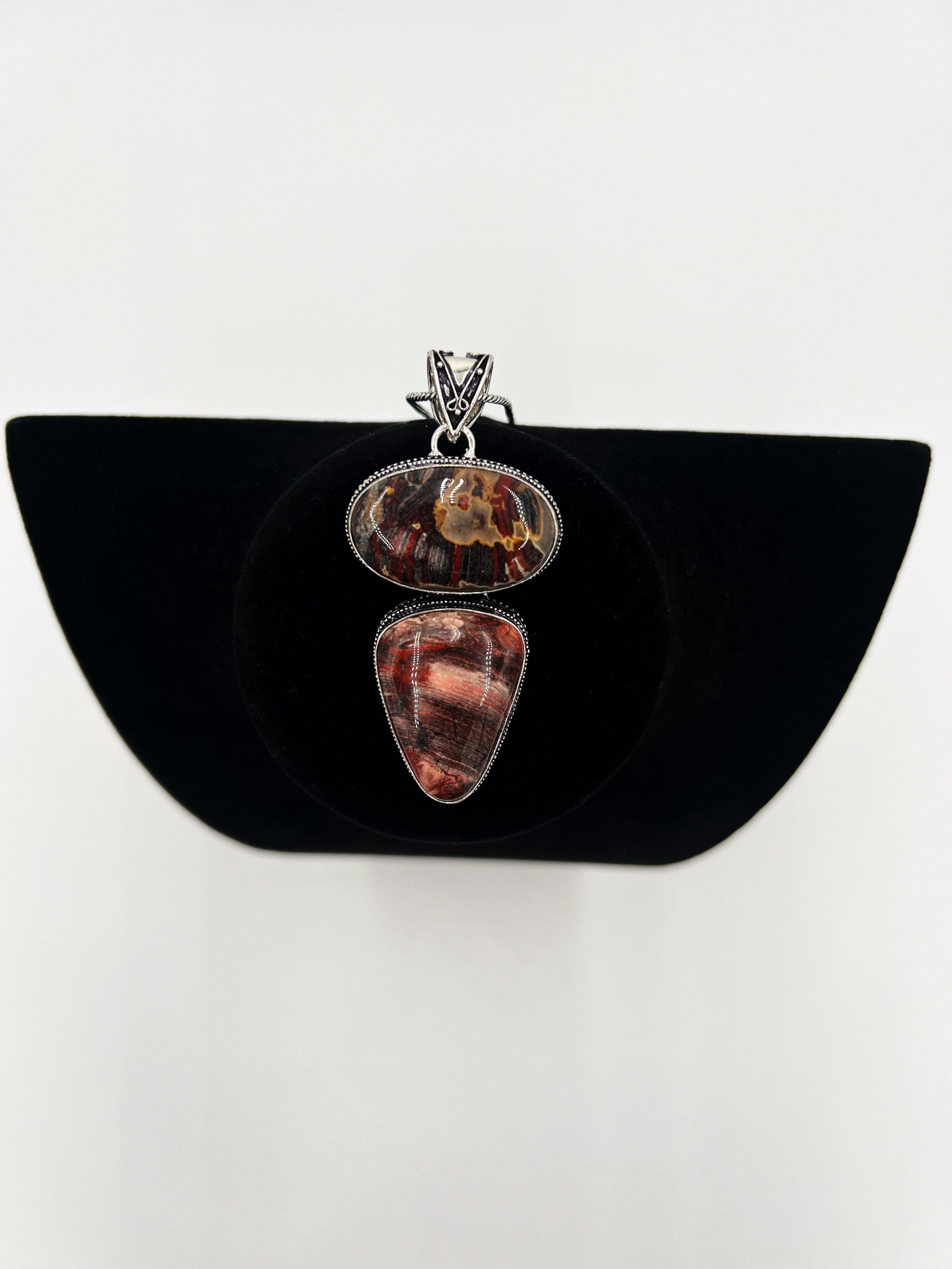 Red Snake Jasper Necklace 20"