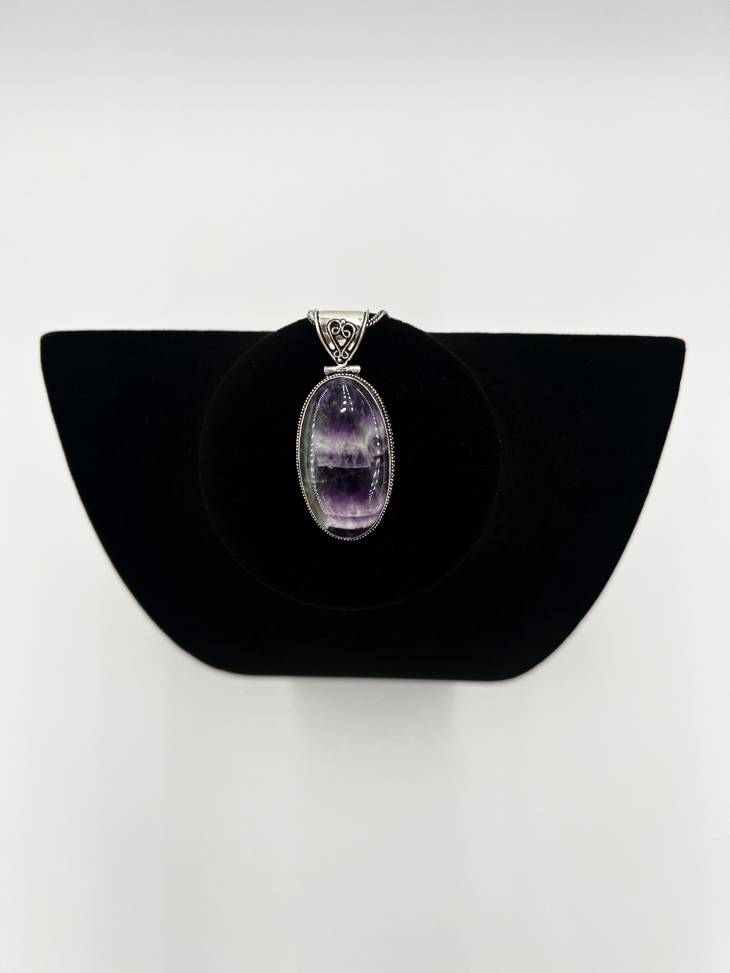 Amethyst Necklace 20"