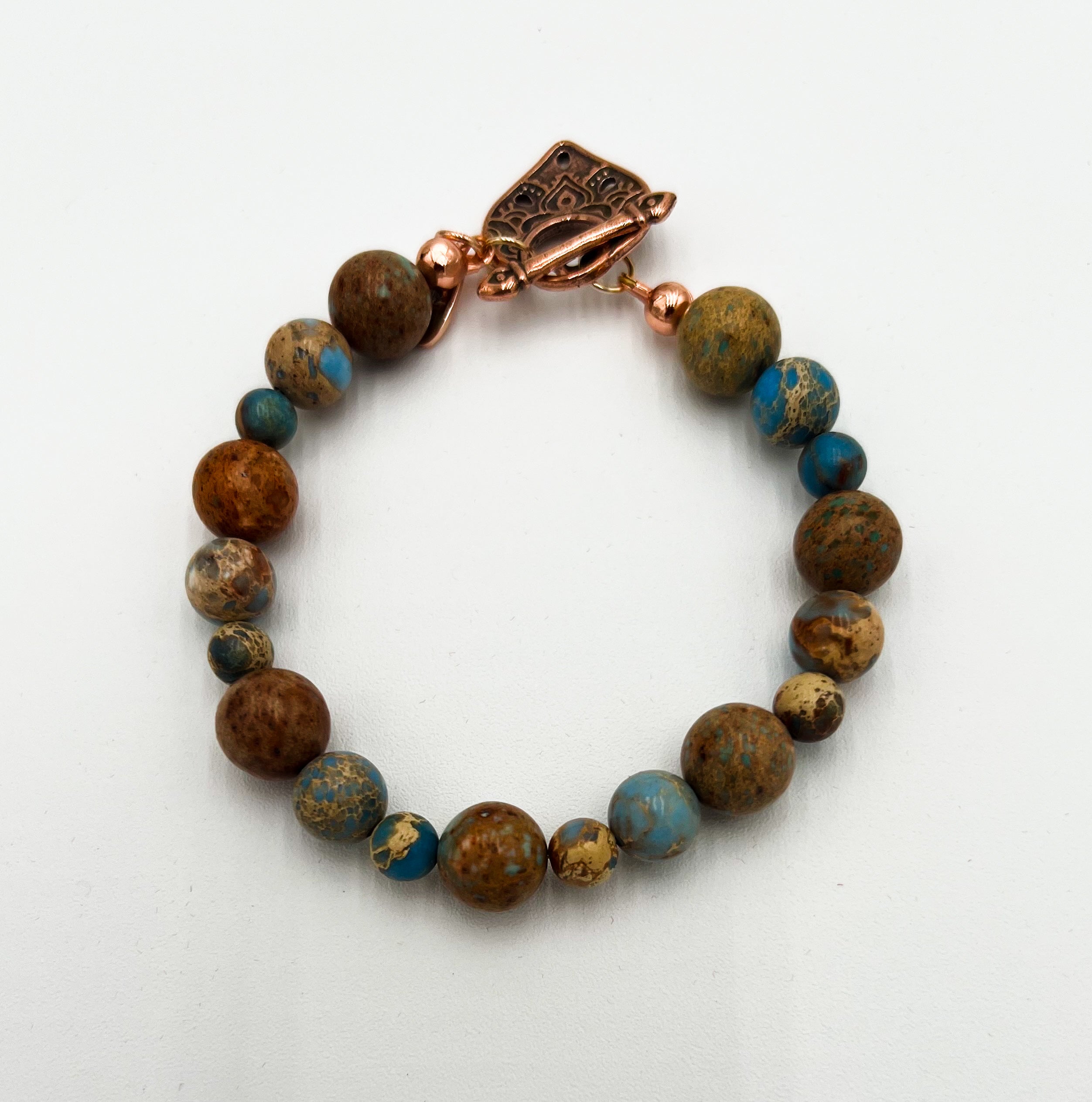 Turquoise Jasper Bracelet 6"
