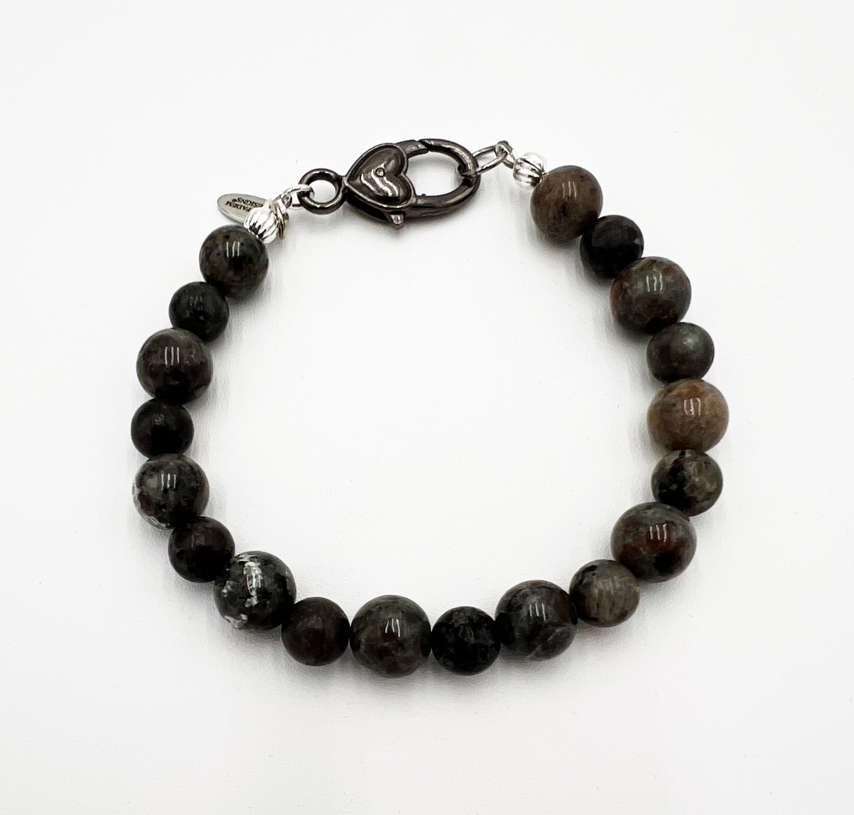 Yooperlite & Hematite Bracelet 7.5"