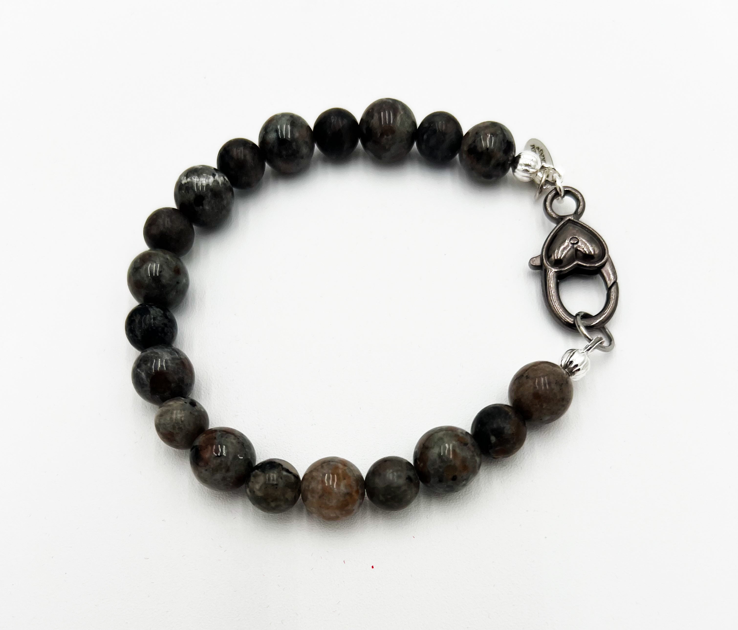 Yooperlite & Hematite Bracelet 7.5"