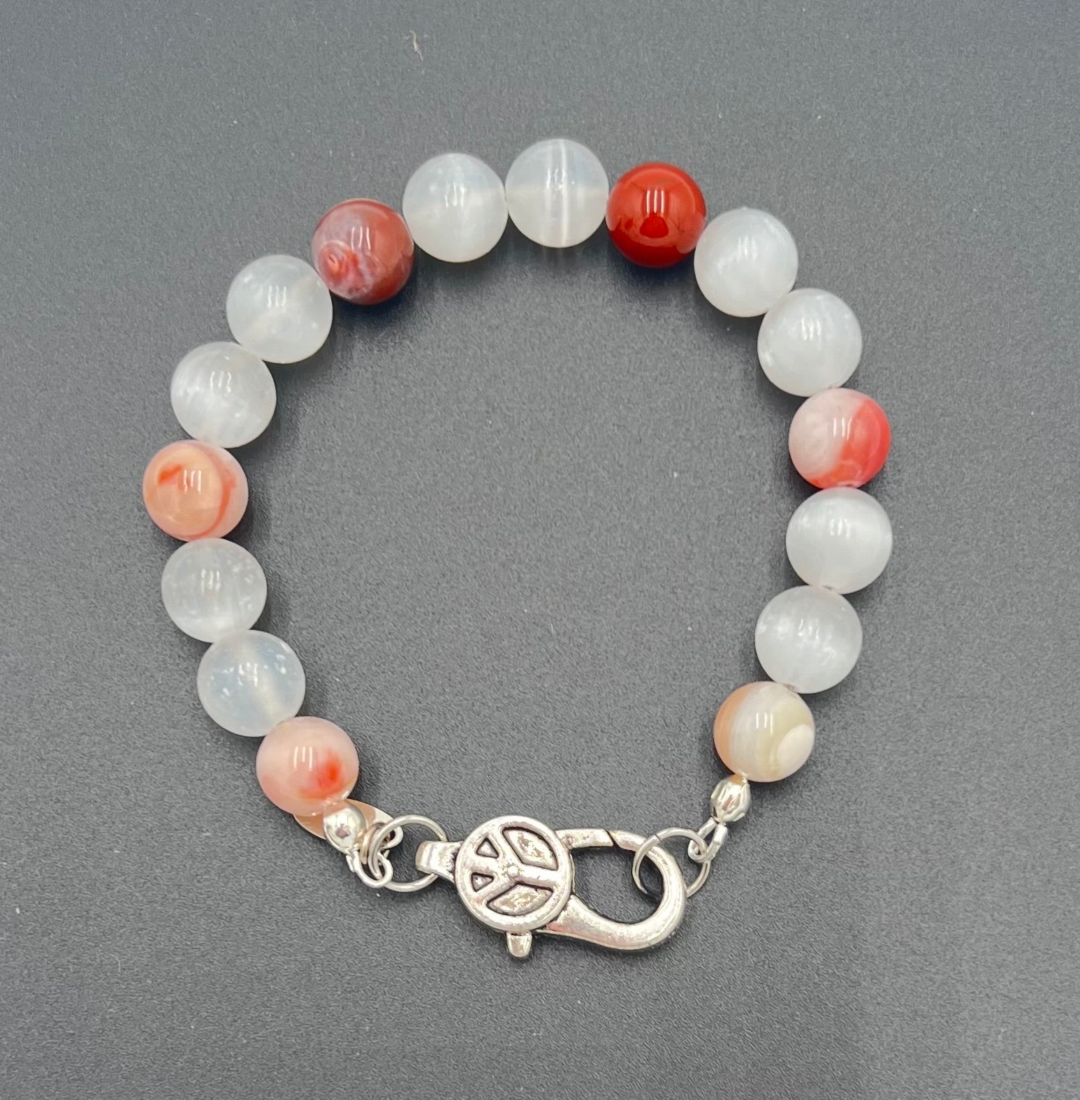 Selenite & Moroccan Bracelet 7.5"