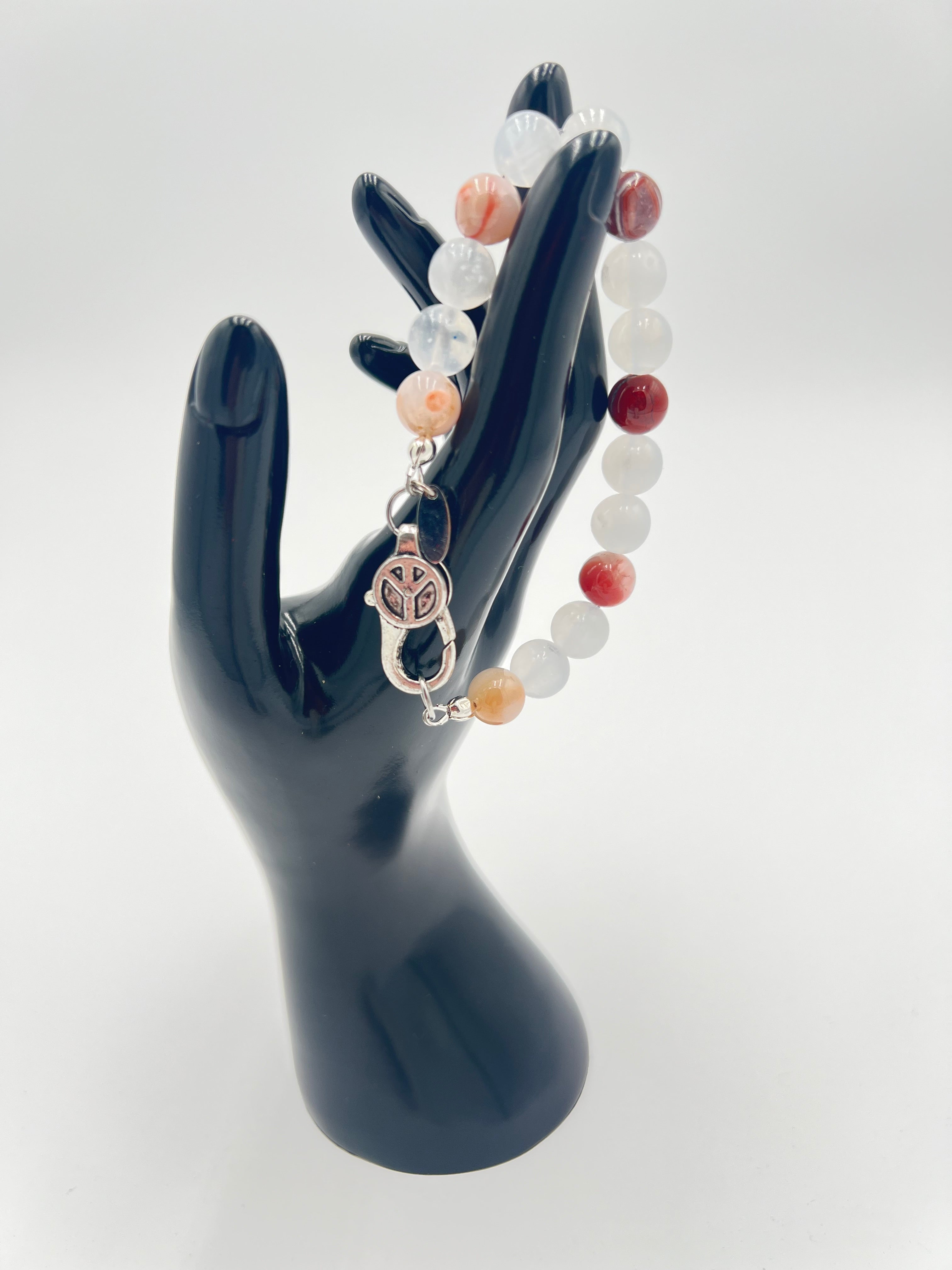 Selenite & Moroccan Bracelet 7.5"
