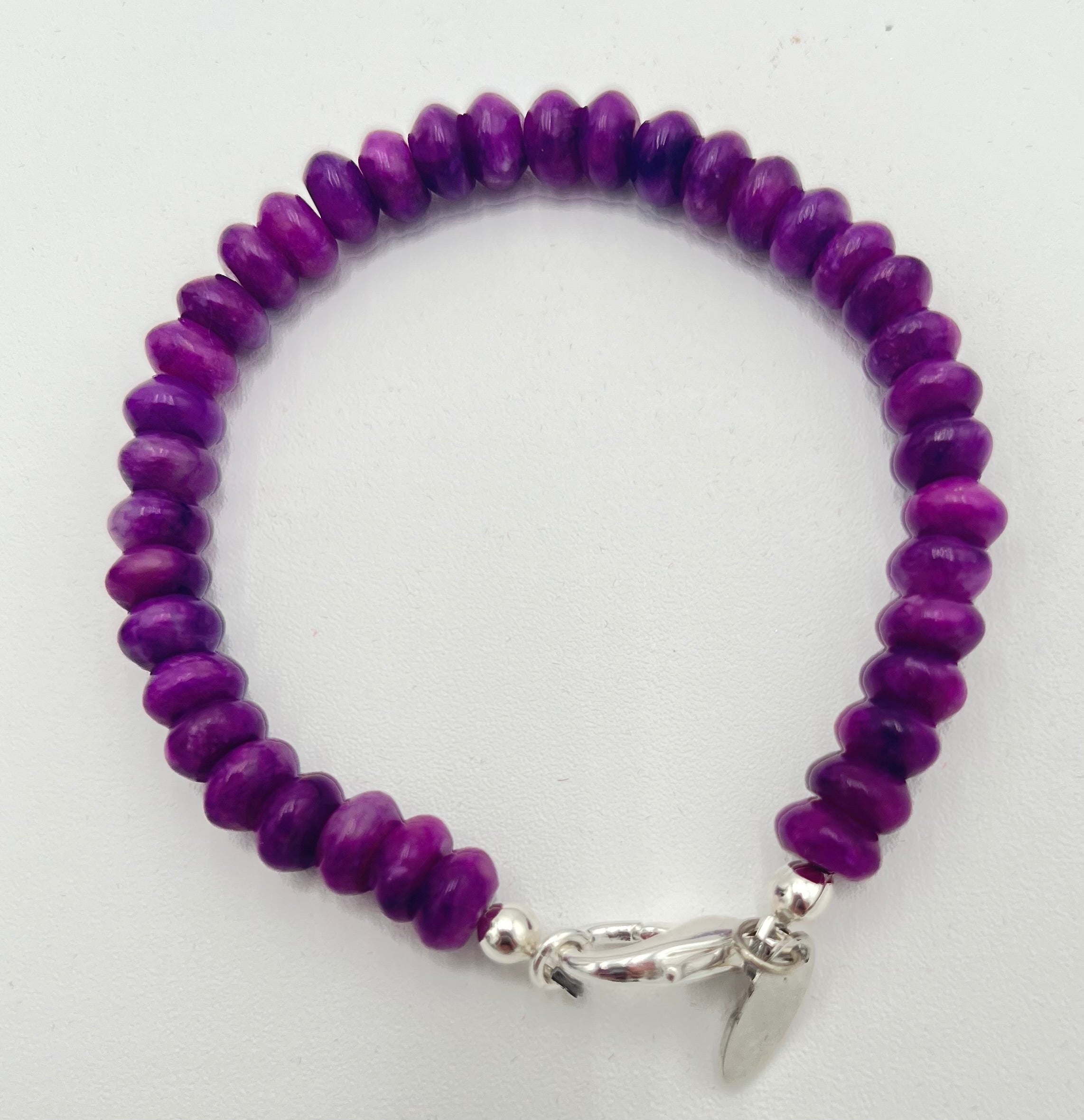 Sugilite Bracelet-Stackable 7"