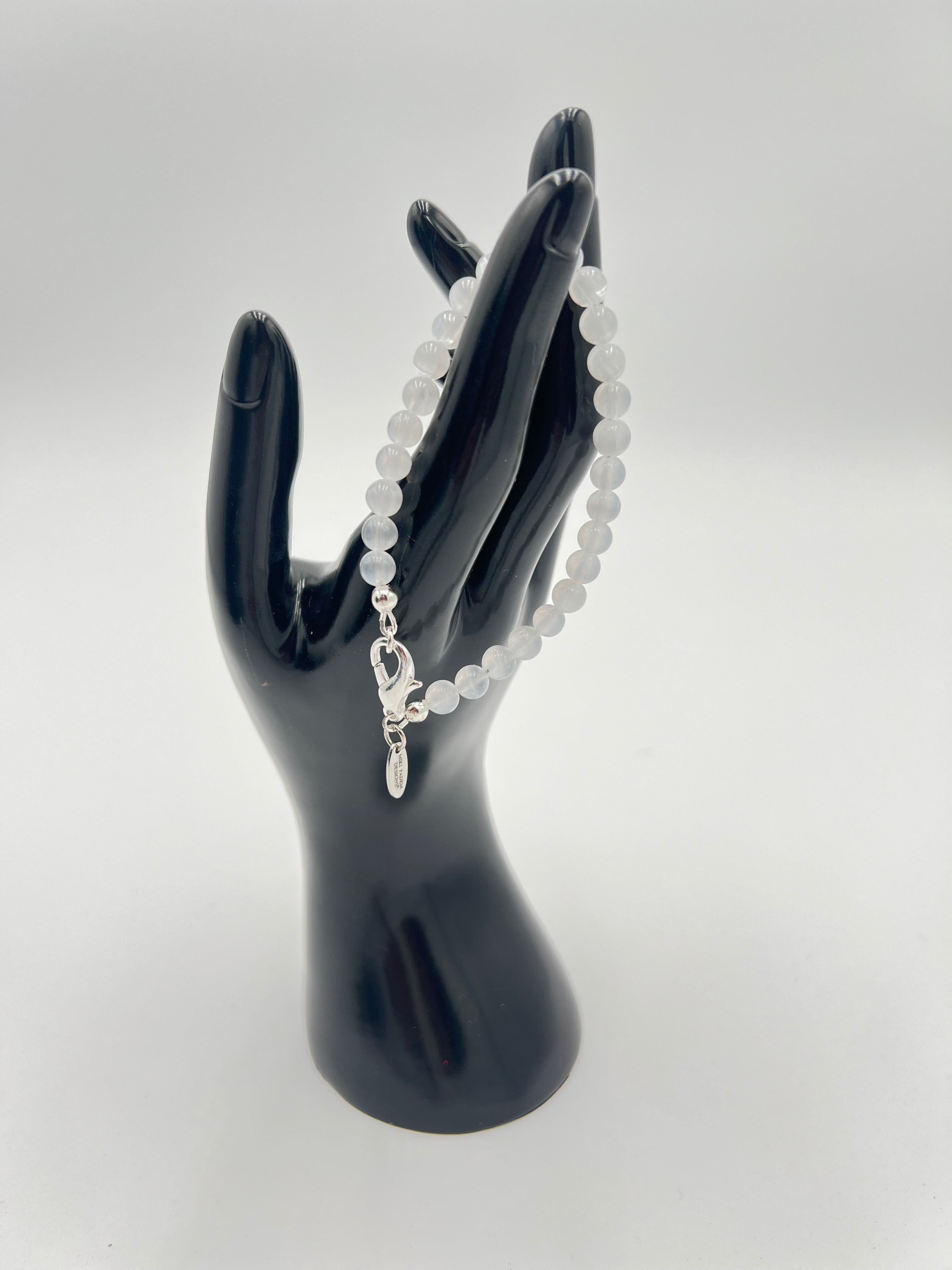 Selenite Bracelet-Stackable 7 1/4"