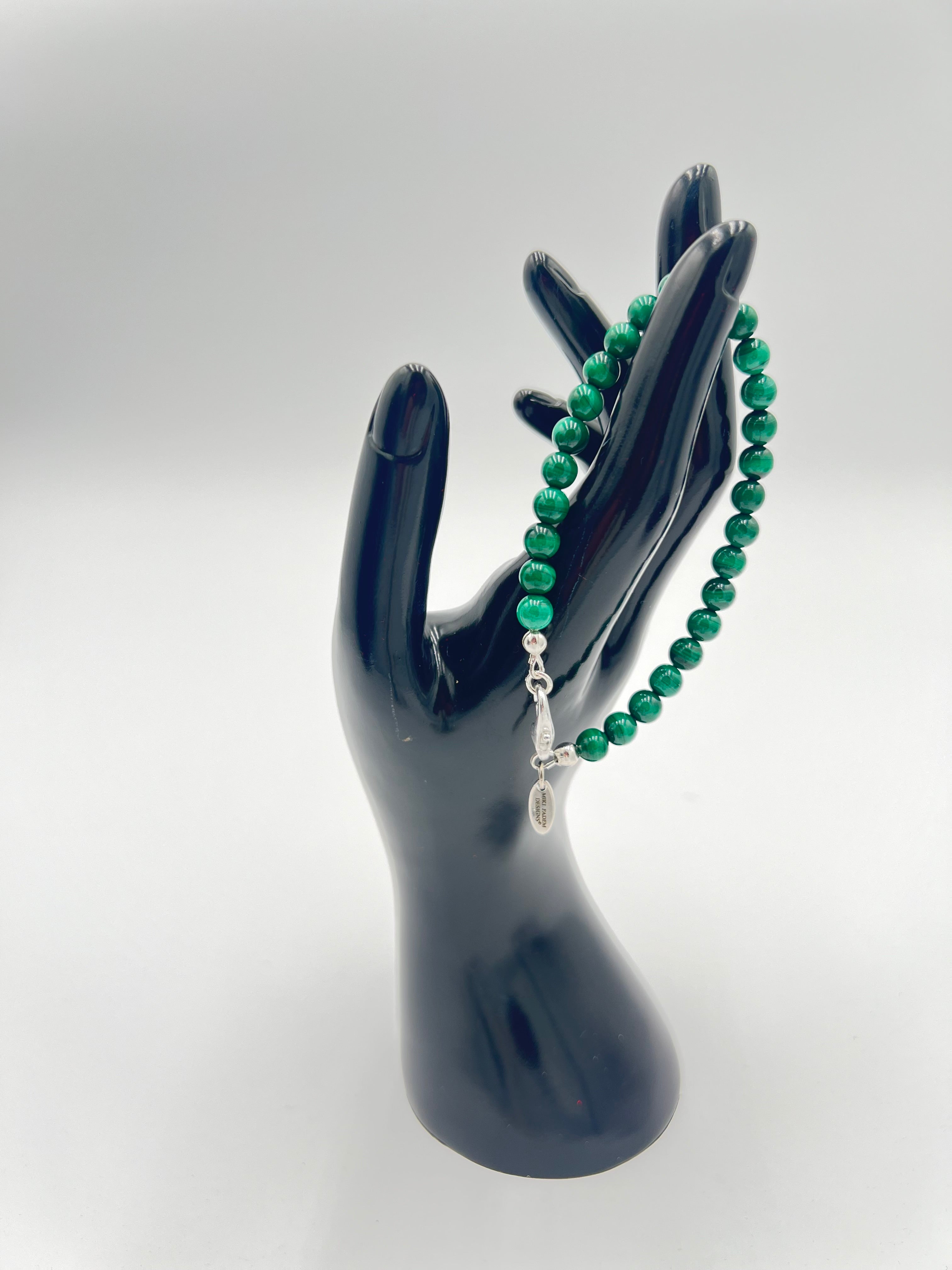 Malachite Bracelet-Stackable 7 1/4"