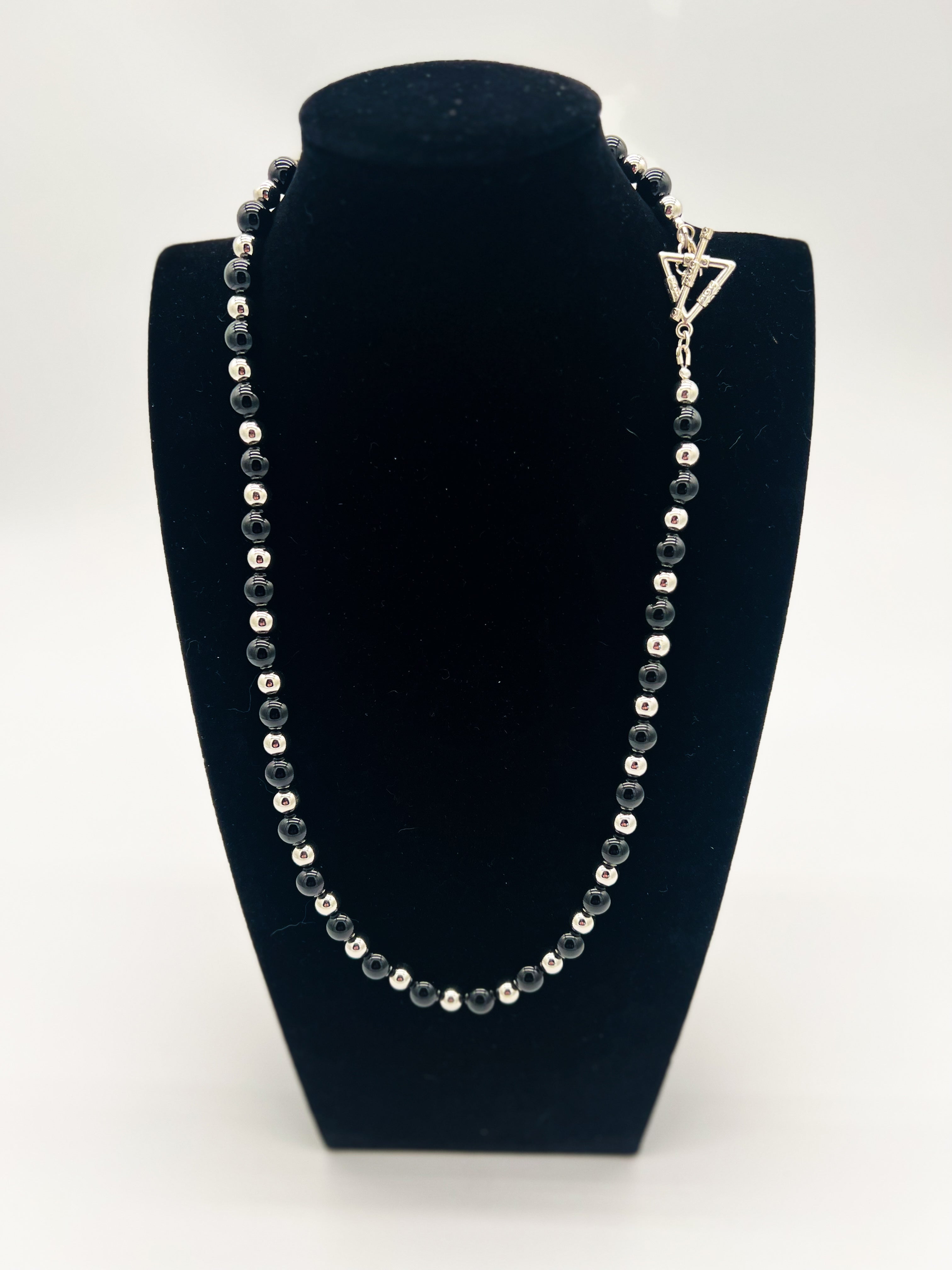 Onyx Necklace 26"