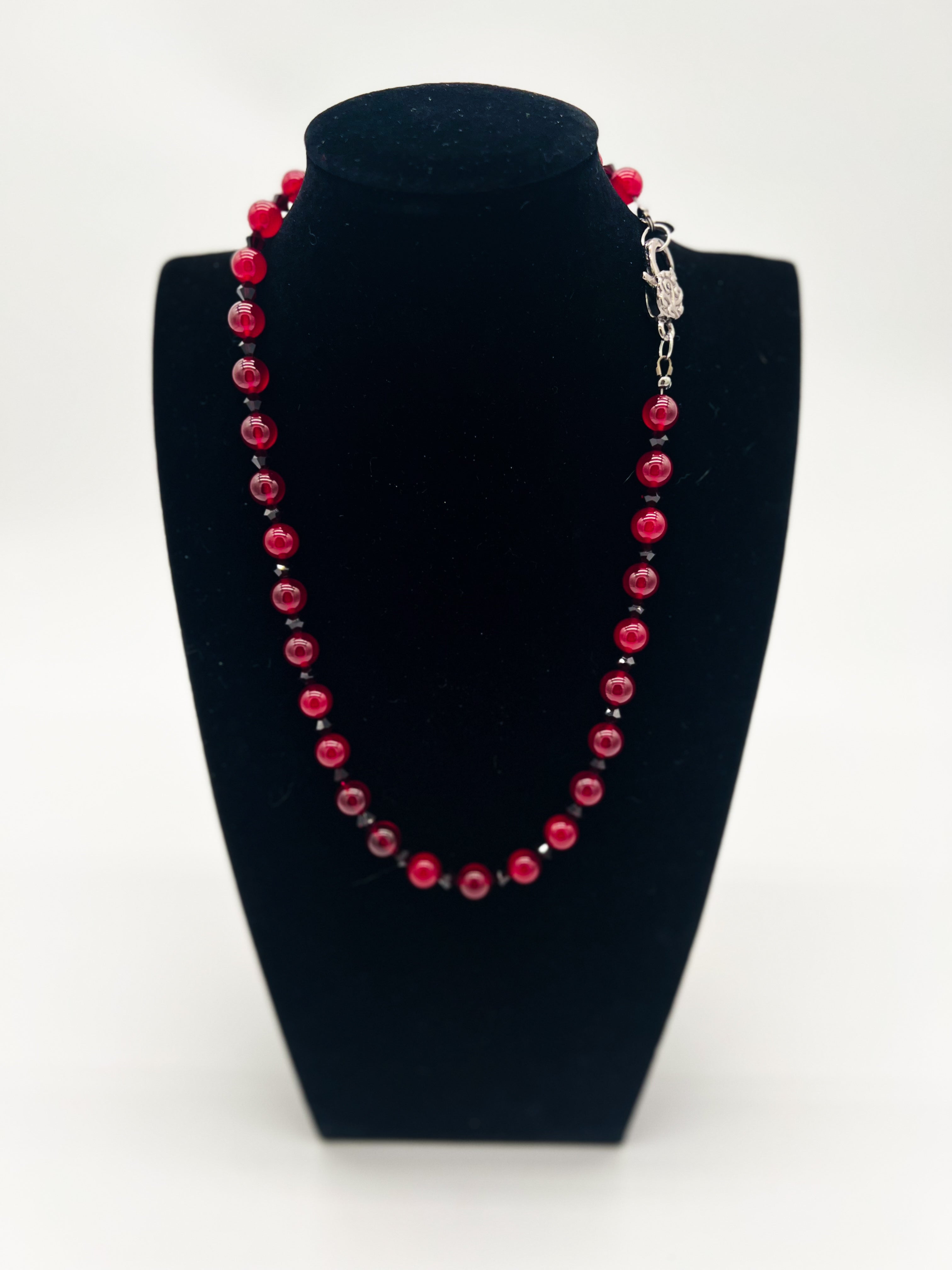 Red Jade Necklace 20"